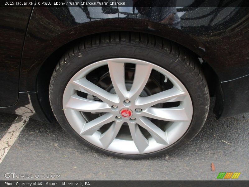 Ebony / Warm Charcoal/Warm Charcoal 2015 Jaguar XF 3.0 AWD