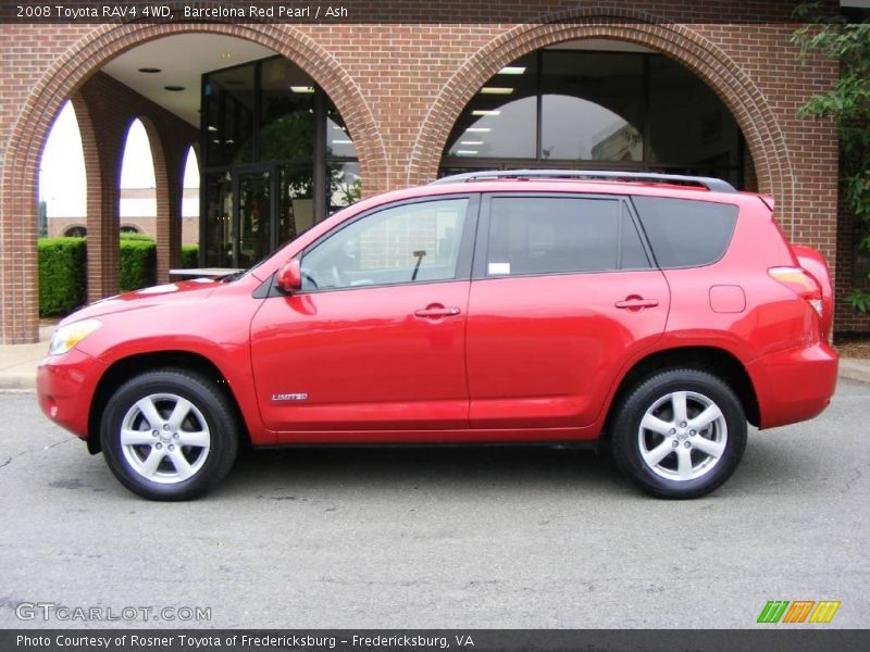 Barcelona Red Pearl / Ash 2008 Toyota RAV4 4WD