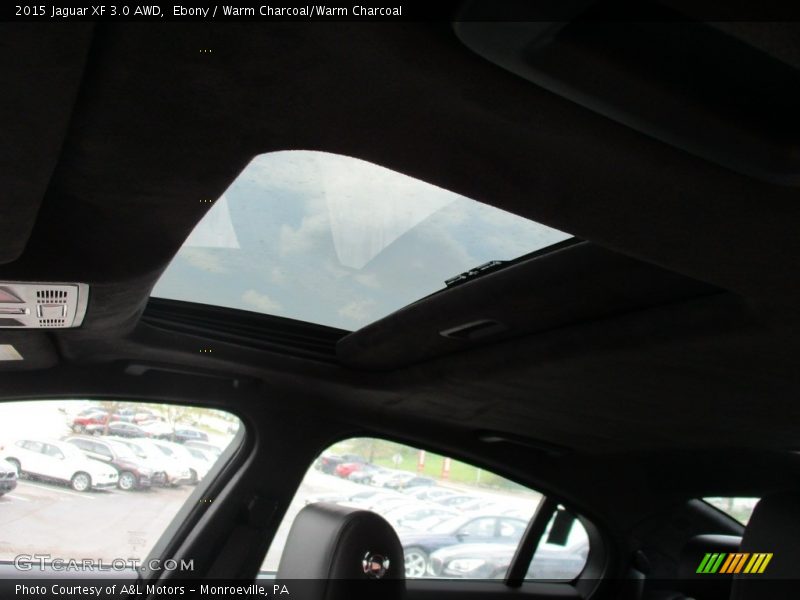 Ebony / Warm Charcoal/Warm Charcoal 2015 Jaguar XF 3.0 AWD