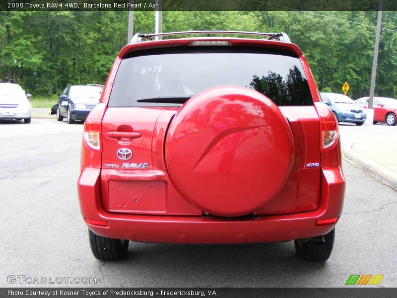 Barcelona Red Pearl / Ash 2008 Toyota RAV4 4WD