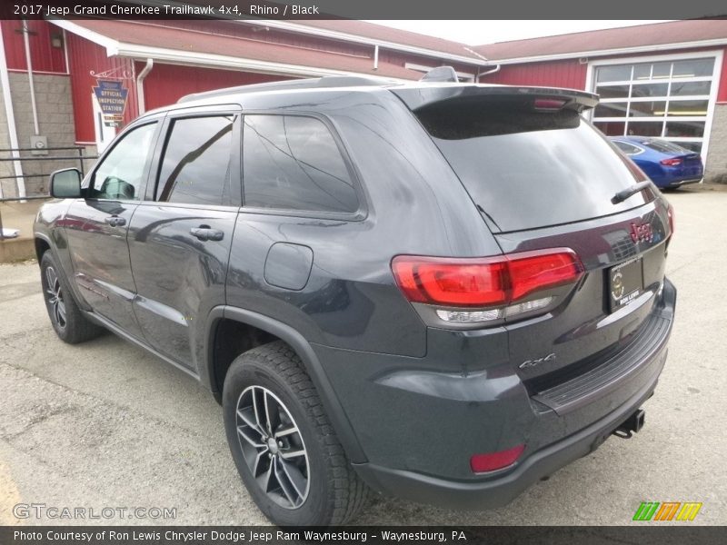 Rhino / Black 2017 Jeep Grand Cherokee Trailhawk 4x4