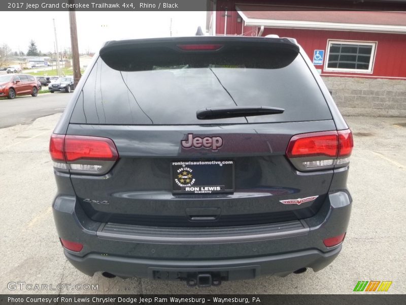 Rhino / Black 2017 Jeep Grand Cherokee Trailhawk 4x4