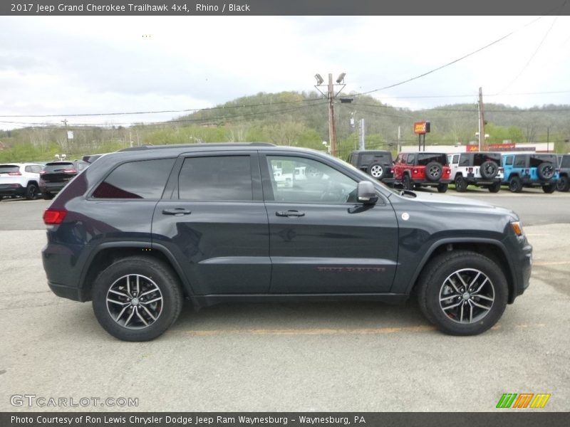 Rhino / Black 2017 Jeep Grand Cherokee Trailhawk 4x4