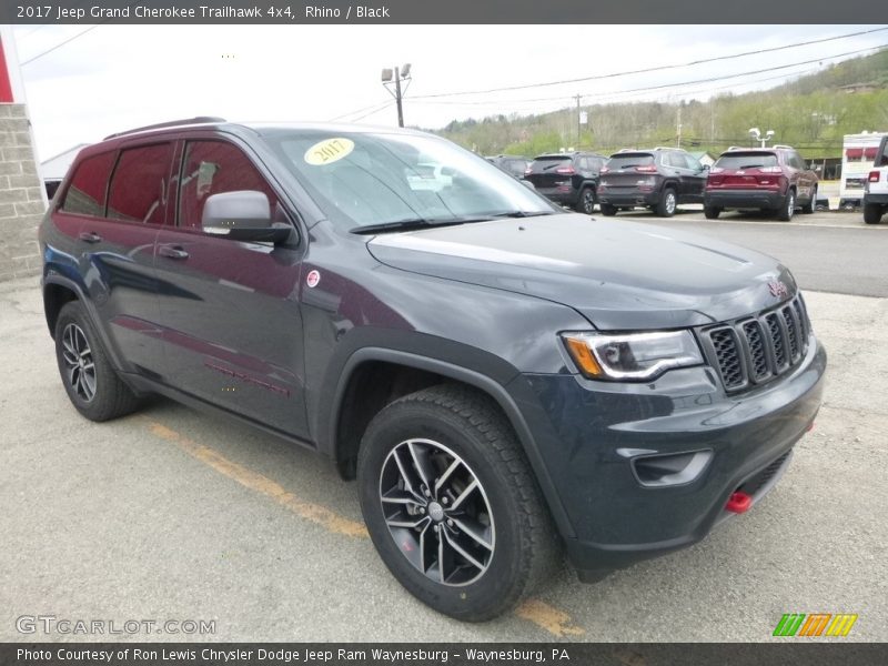 Rhino / Black 2017 Jeep Grand Cherokee Trailhawk 4x4