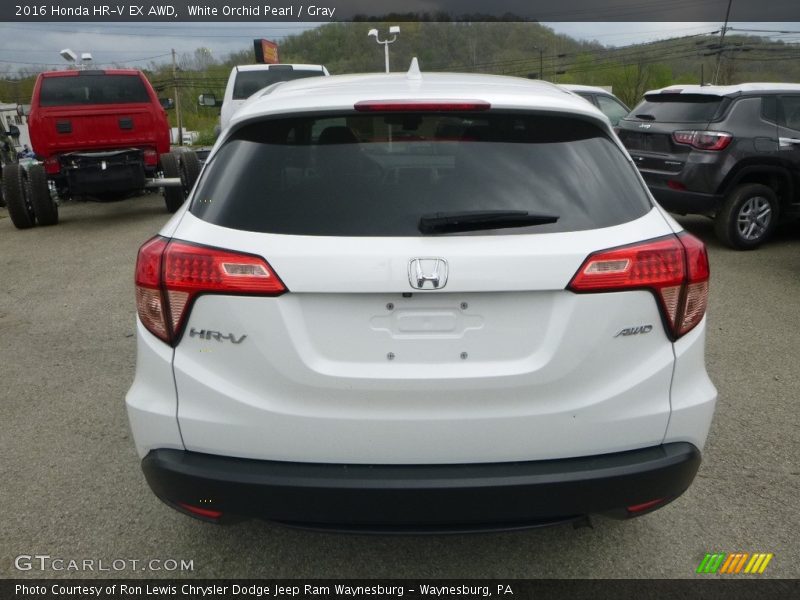 White Orchid Pearl / Gray 2016 Honda HR-V EX AWD