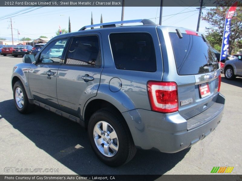 Steel Blue Metallic / Charcoal Black 2012 Ford Escape Limited V6
