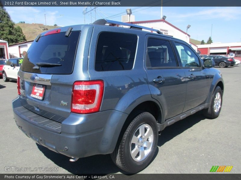 Steel Blue Metallic / Charcoal Black 2012 Ford Escape Limited V6