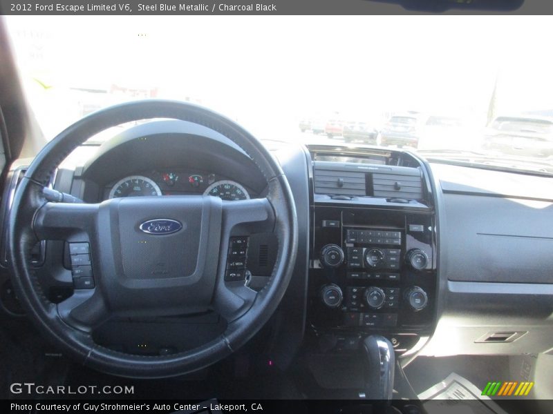 Steel Blue Metallic / Charcoal Black 2012 Ford Escape Limited V6