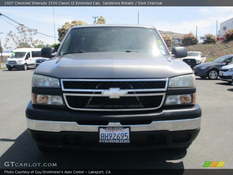 Sandstone Metallic / Dark Charcoal 2007 Chevrolet Silverado 1500 Classic LS Extended Cab