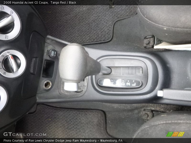 Tango Red / Black 2008 Hyundai Accent GS Coupe