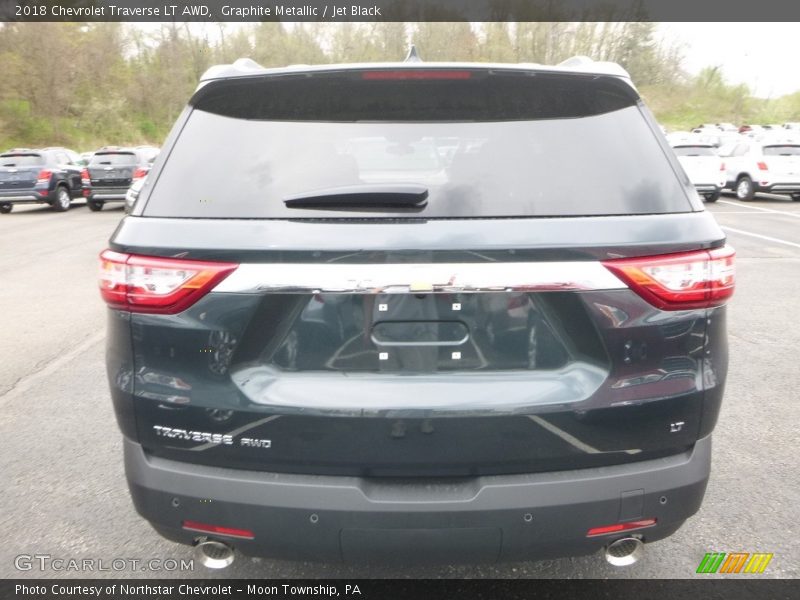 Graphite Metallic / Jet Black 2018 Chevrolet Traverse LT AWD