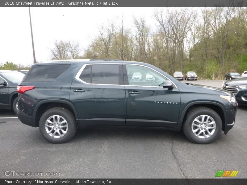 Graphite Metallic / Jet Black 2018 Chevrolet Traverse LT AWD