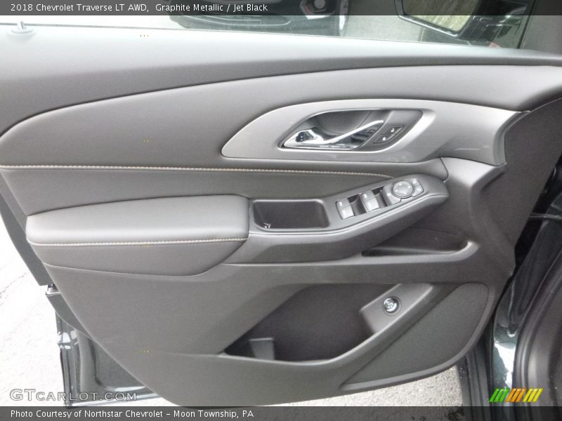 Graphite Metallic / Jet Black 2018 Chevrolet Traverse LT AWD