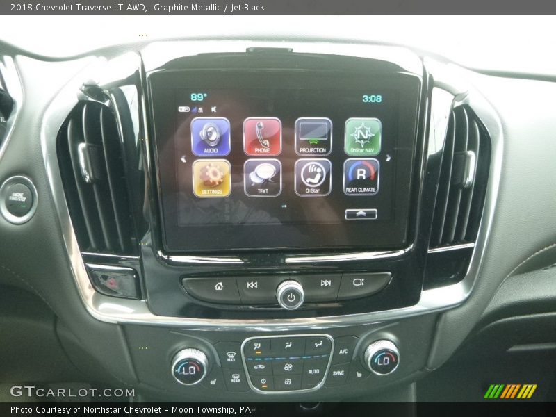 Graphite Metallic / Jet Black 2018 Chevrolet Traverse LT AWD