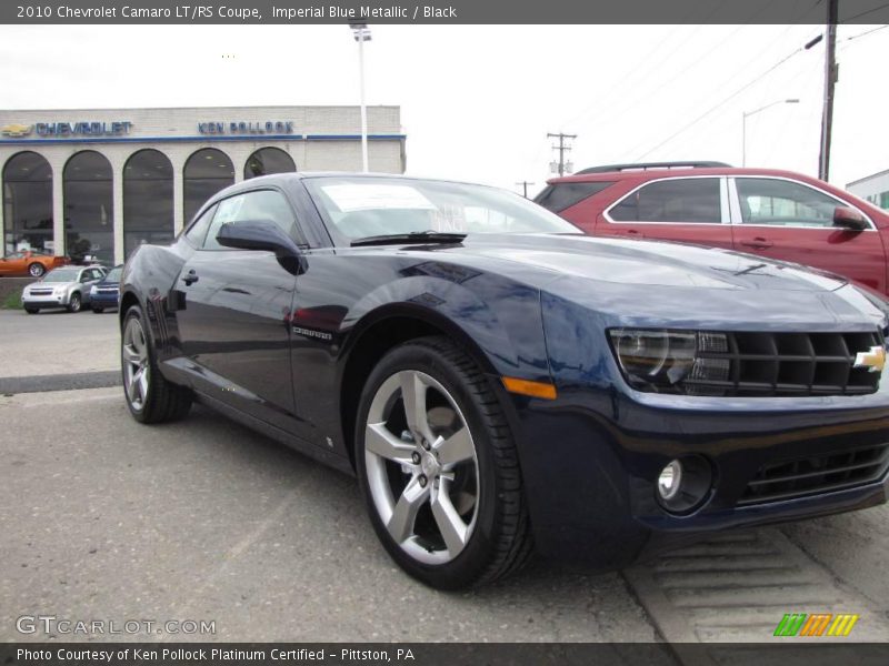 Imperial Blue Metallic / Black 2010 Chevrolet Camaro LT/RS Coupe
