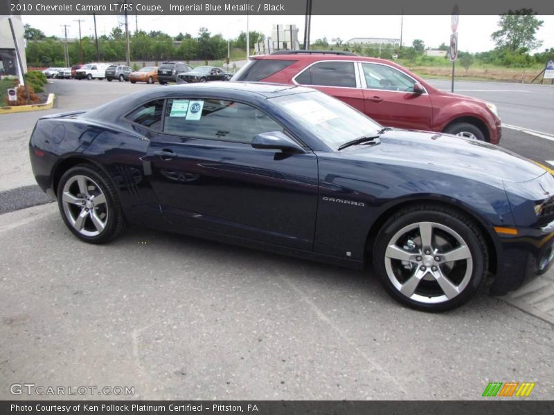 Imperial Blue Metallic / Black 2010 Chevrolet Camaro LT/RS Coupe