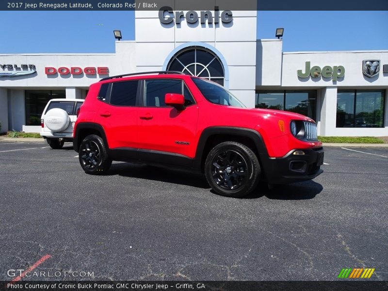 Colorado Red / Black 2017 Jeep Renegade Latitude
