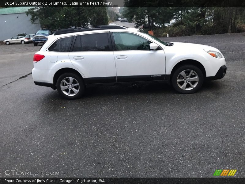 Satin White Pearl / Ivory 2014 Subaru Outback 2.5i Limited