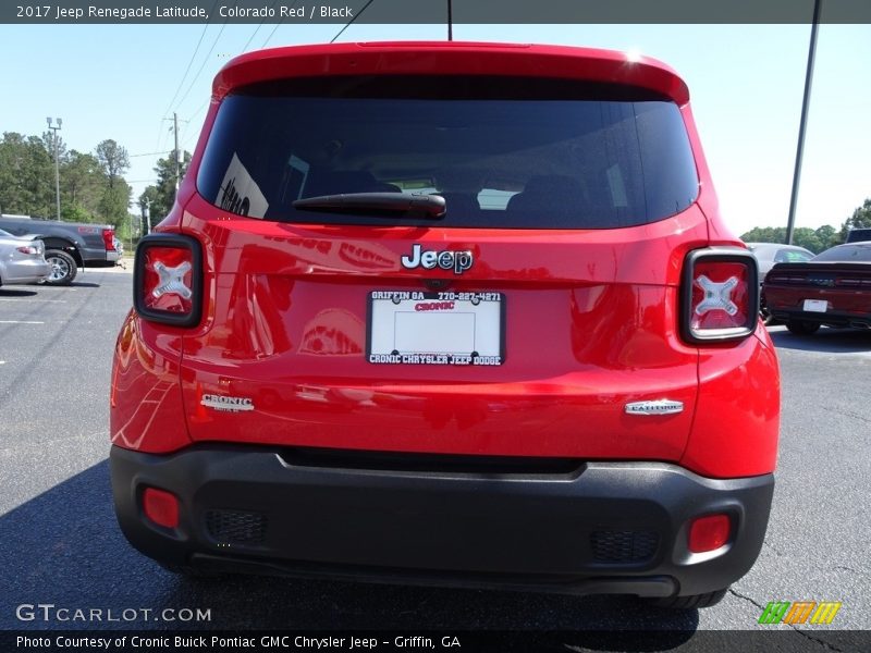 Colorado Red / Black 2017 Jeep Renegade Latitude