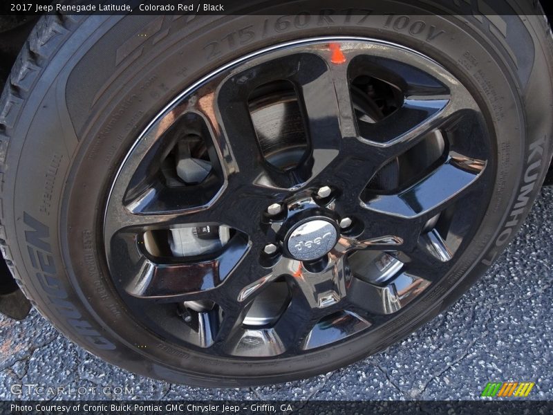 Colorado Red / Black 2017 Jeep Renegade Latitude