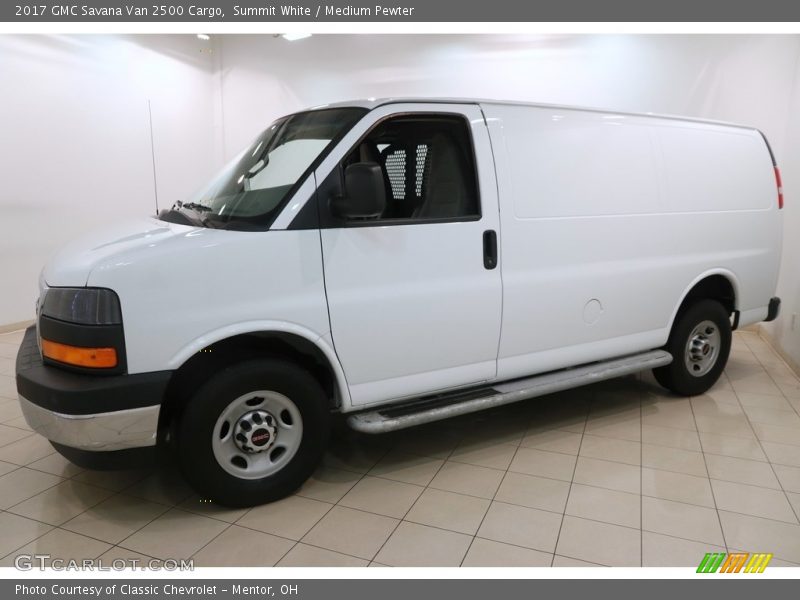 Summit White / Medium Pewter 2017 GMC Savana Van 2500 Cargo