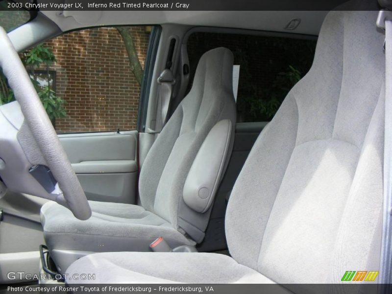 Inferno Red Tinted Pearlcoat / Gray 2003 Chrysler Voyager LX