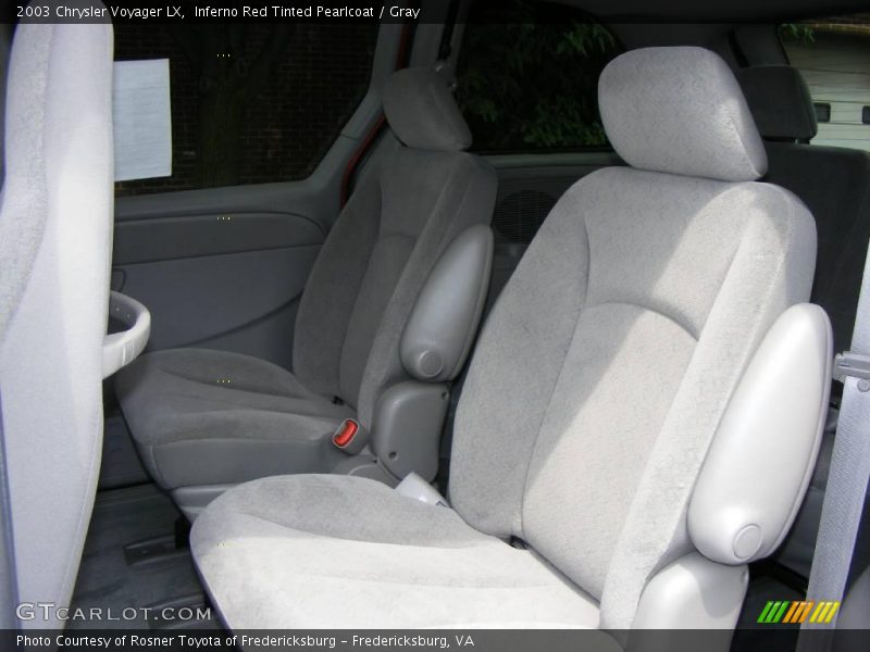Inferno Red Tinted Pearlcoat / Gray 2003 Chrysler Voyager LX