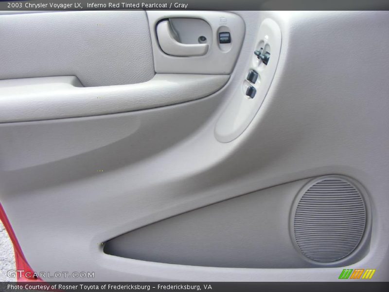 Inferno Red Tinted Pearlcoat / Gray 2003 Chrysler Voyager LX