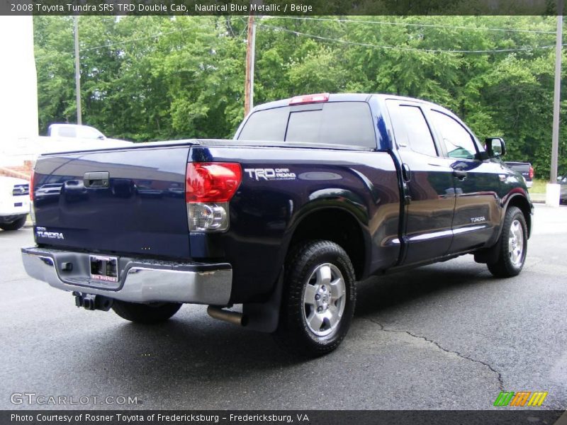 Nautical Blue Metallic / Beige 2008 Toyota Tundra SR5 TRD Double Cab