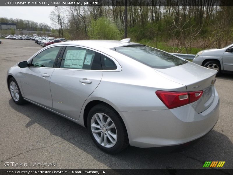 Silver Ice Metallic / Jet Black 2018 Chevrolet Malibu LT