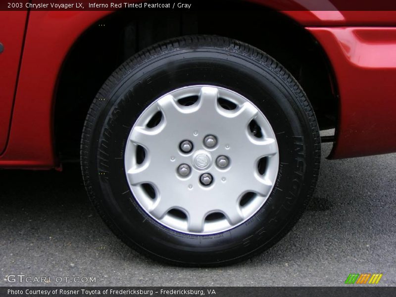 Inferno Red Tinted Pearlcoat / Gray 2003 Chrysler Voyager LX