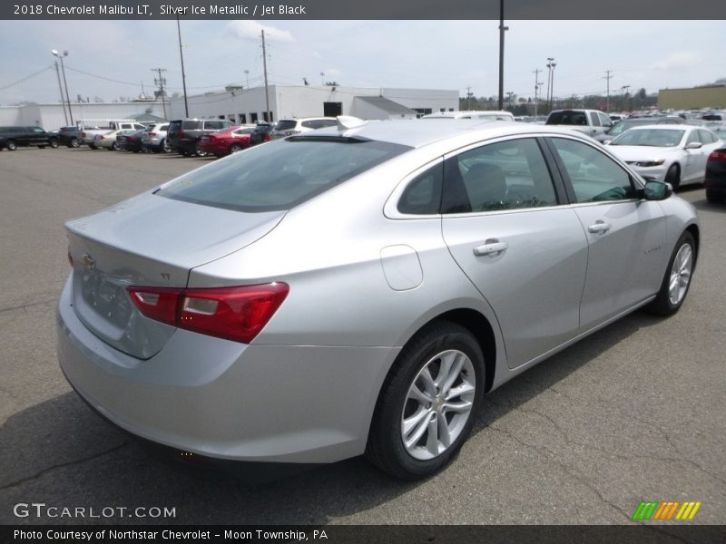Silver Ice Metallic / Jet Black 2018 Chevrolet Malibu LT