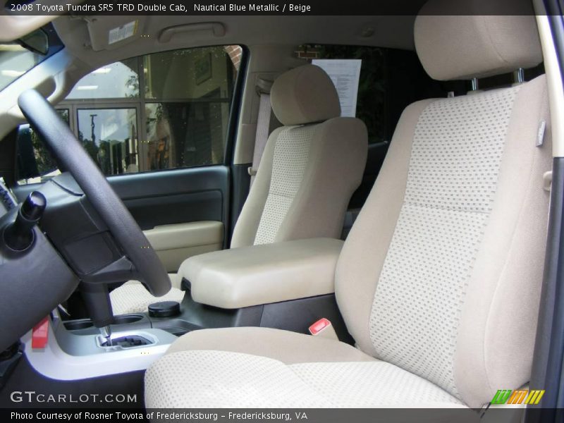 Nautical Blue Metallic / Beige 2008 Toyota Tundra SR5 TRD Double Cab