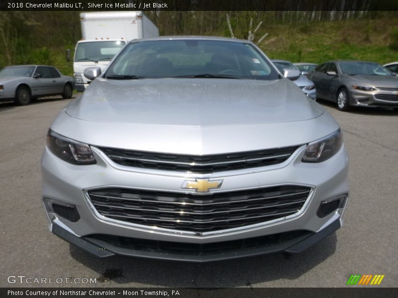 Silver Ice Metallic / Jet Black 2018 Chevrolet Malibu LT