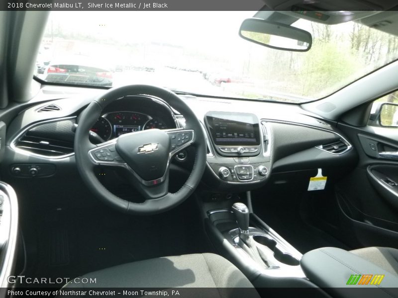 Silver Ice Metallic / Jet Black 2018 Chevrolet Malibu LT