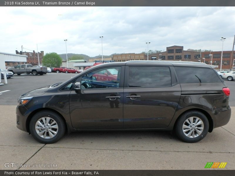 Titanium Bronze / Camel Beige 2018 Kia Sedona LX