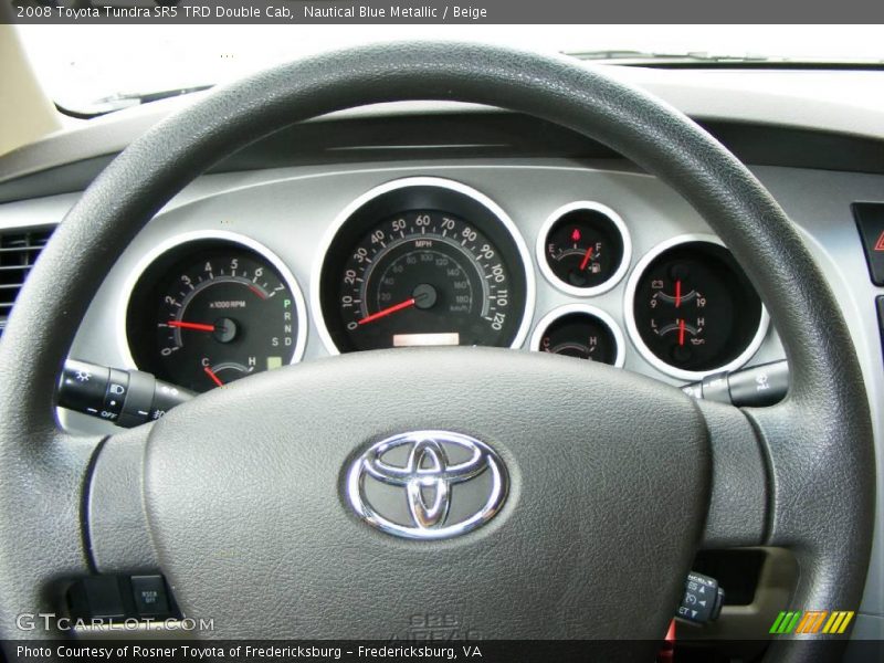 Nautical Blue Metallic / Beige 2008 Toyota Tundra SR5 TRD Double Cab