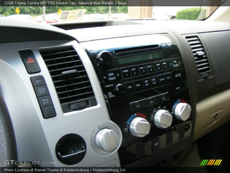 Nautical Blue Metallic / Beige 2008 Toyota Tundra SR5 TRD Double Cab