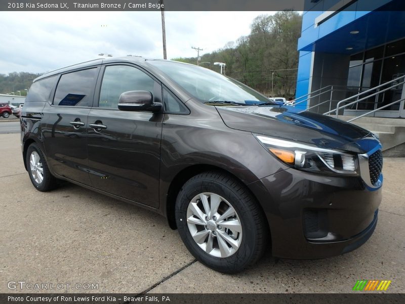 Titanium Bronze / Camel Beige 2018 Kia Sedona LX