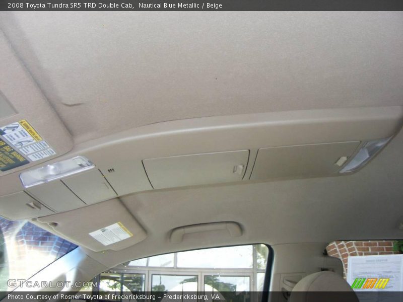 Nautical Blue Metallic / Beige 2008 Toyota Tundra SR5 TRD Double Cab