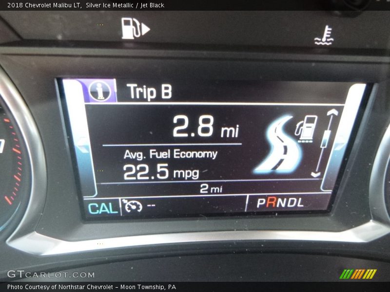 Silver Ice Metallic / Jet Black 2018 Chevrolet Malibu LT