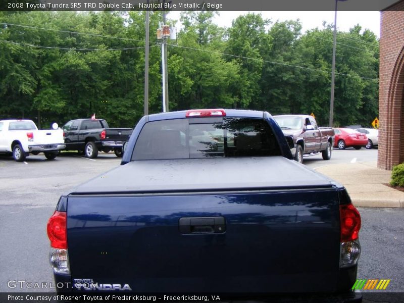 Nautical Blue Metallic / Beige 2008 Toyota Tundra SR5 TRD Double Cab