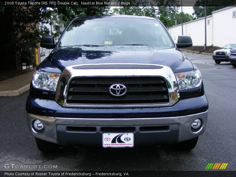 Nautical Blue Metallic / Beige 2008 Toyota Tundra SR5 TRD Double Cab