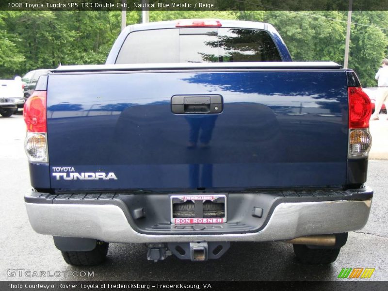 Nautical Blue Metallic / Beige 2008 Toyota Tundra SR5 TRD Double Cab