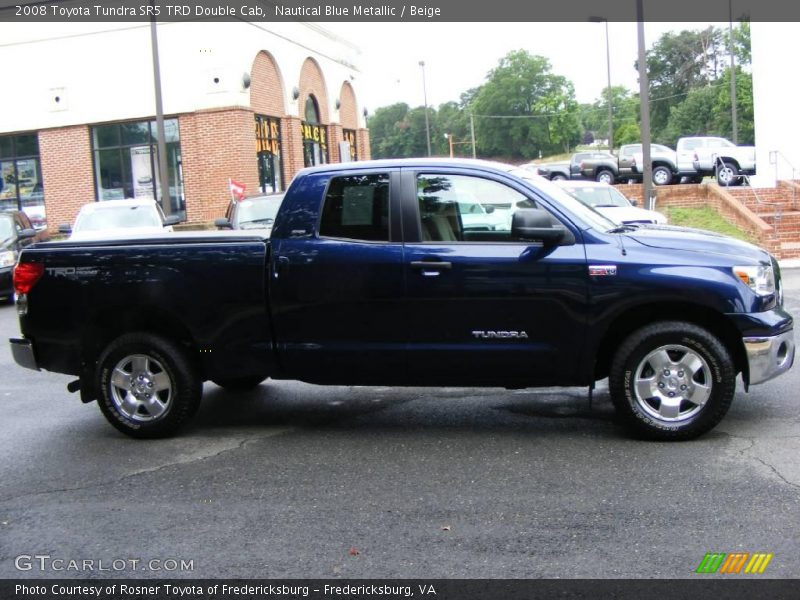 Nautical Blue Metallic / Beige 2008 Toyota Tundra SR5 TRD Double Cab