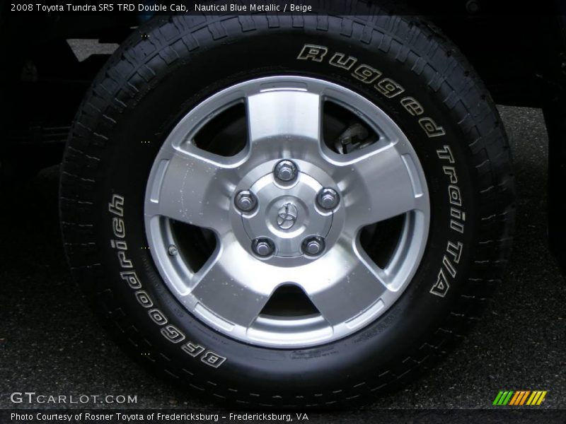 Nautical Blue Metallic / Beige 2008 Toyota Tundra SR5 TRD Double Cab