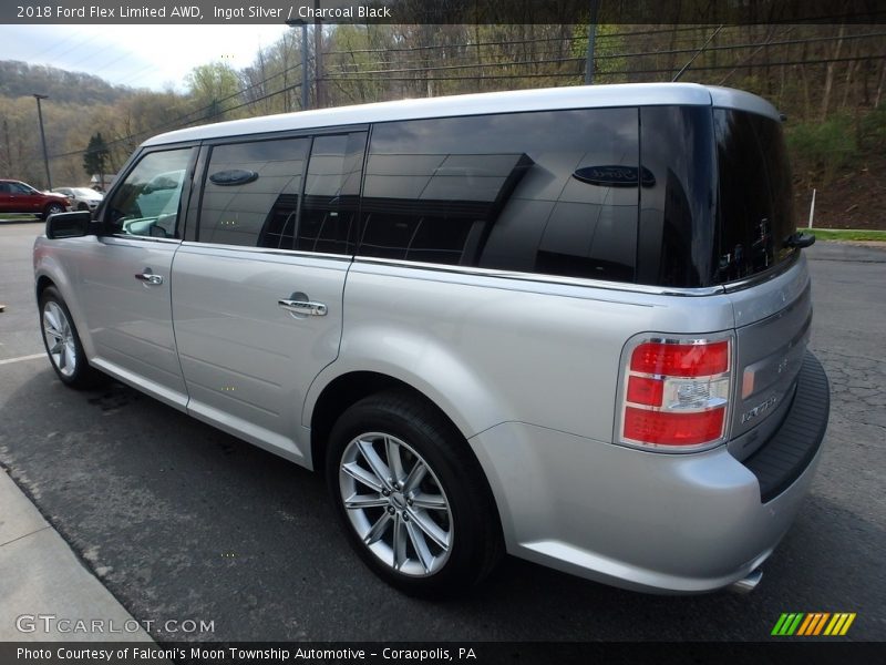Ingot Silver / Charcoal Black 2018 Ford Flex Limited AWD