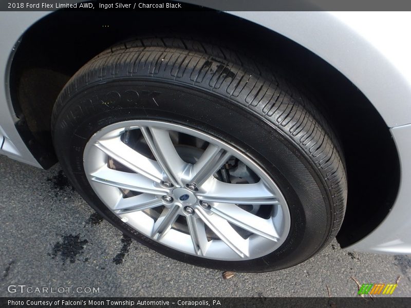 Ingot Silver / Charcoal Black 2018 Ford Flex Limited AWD