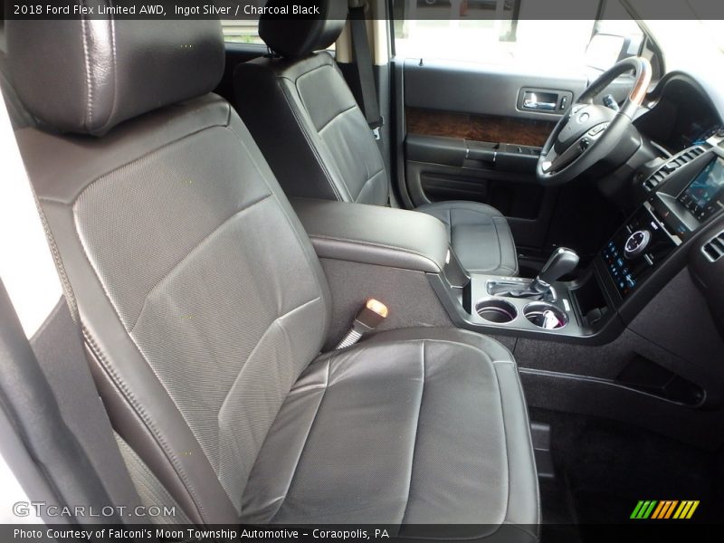 Ingot Silver / Charcoal Black 2018 Ford Flex Limited AWD