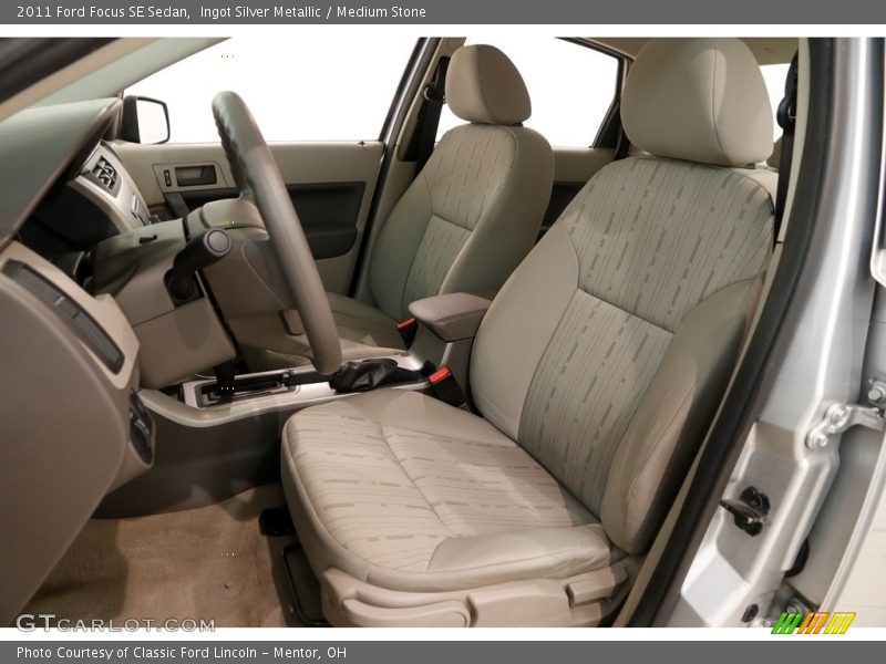 Ingot Silver Metallic / Medium Stone 2011 Ford Focus SE Sedan